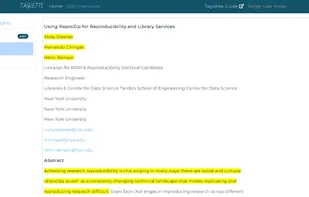 Taguette screenshot 1