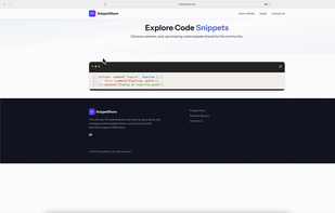 SnippetShare screenshot 2