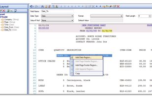 Adding Data Region