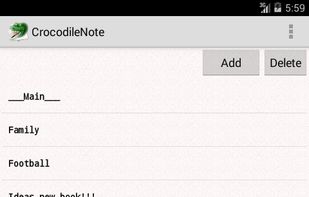 CrocodileNote screenshot 1