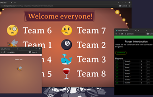 All players may choose an emoticon to represent them in the game.