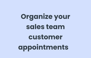 Calendar appointment screen 