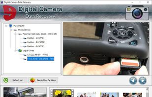 Digital Camera Data Recovery screenshot 1