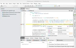 MonoDevelop screenshot 3