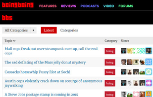 Discourse screenshot 1