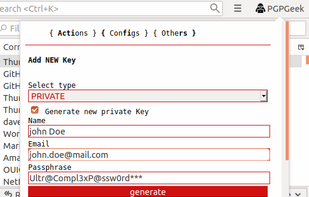 PGPGeek screenshot 1