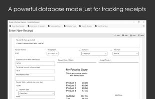 SimpleOne Receipts screenshot 1