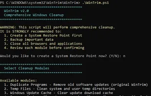 WinTrim screenshot 3