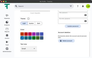Traverse Expense Tracking screenshot 1