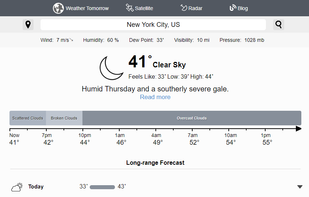 Weather Tomorrow screenshot 1