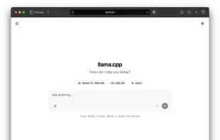 Open and start using the WebUI in your browser