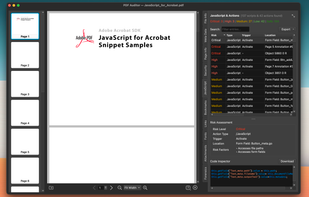 Javascript & Actions in PDF