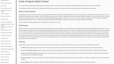 Apache Spark Tutorial 