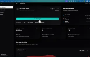 Dashboard start session