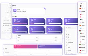 MapCosmos provides multi language support