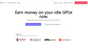 GPUDeploy screenshot 2