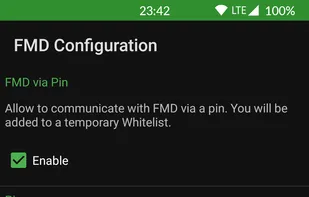 FindMyDevice (FMD) screenshot 2