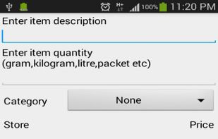 My Grocery List screenshot 1