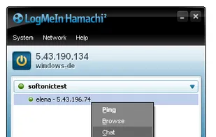 LogMeIn Hamachi screenshot 2