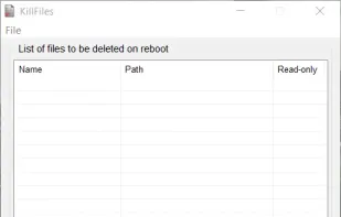 The main program window