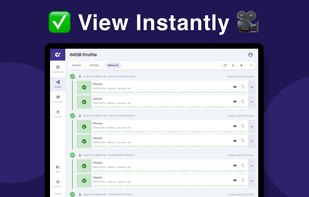 Watch live with screenshots of every steps and video