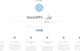 QuranIPFS screenshot 2