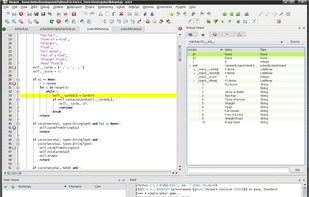 The Debugger in action