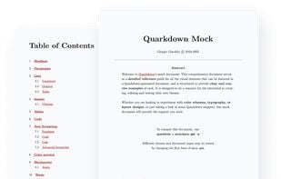 Quarkdown screenshot 3