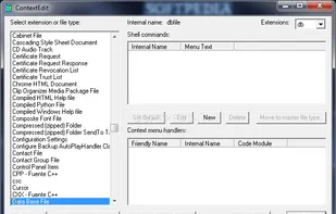 Main window of ContextEdit