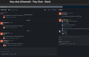 Answer on Slack