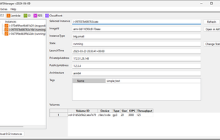 AWS Manager screenshot 2