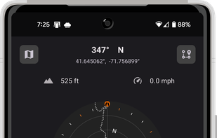 Nearby
View nearby beacons and paths on your compass.