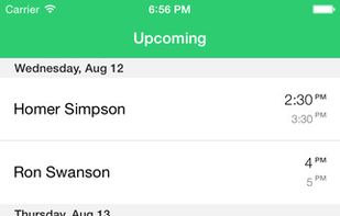 See Your Day at a Glance

Review all your upcoming appointments through the web or on your mobile device so you’ll always know what’s coming up.