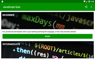 JavaScript Quiz screenshot 3
