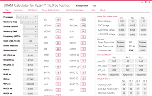 DRAM Calculator for Ryzen screenshot 1