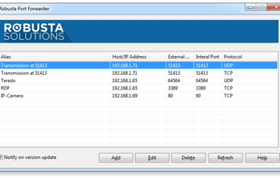Robusta Port Forwarder screenshot 1