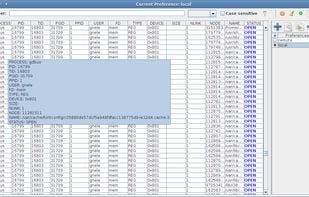 Glsof screenshot 1