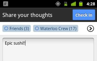 Google Plus screenshot 3
