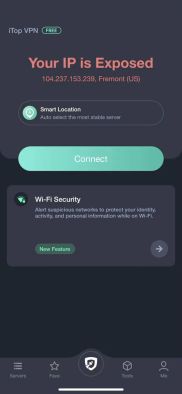 iTop VPN screenshot 1