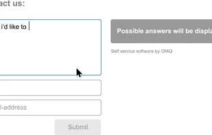 1. Enter a request
Your customer would like to ask a question to your company and therefore enters a request into your contact form.