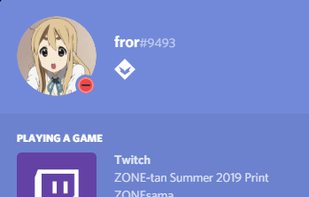 Example of Twitch Rich Presence