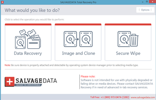 SalvageData Windows Data Recovery screenshot 1