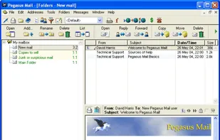 Screenshot of an older Pegasus version