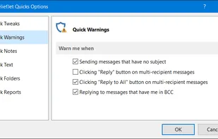 ReliefJet Quick Warnings for Outlook screenshot 1
