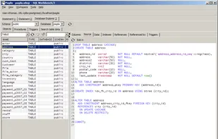 SQL Workbench/J screenshot 1