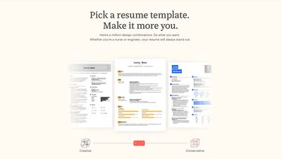 Pick from 35+ professional resume templates