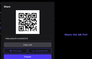 QR Poll screenshot 1
