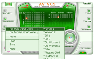 AV Voice Changer Software screenshot 1