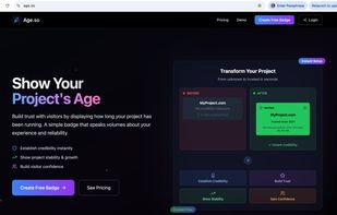 Homepage of Age.so