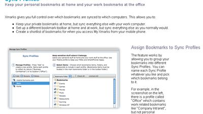 Sync Profiles: Work - Home